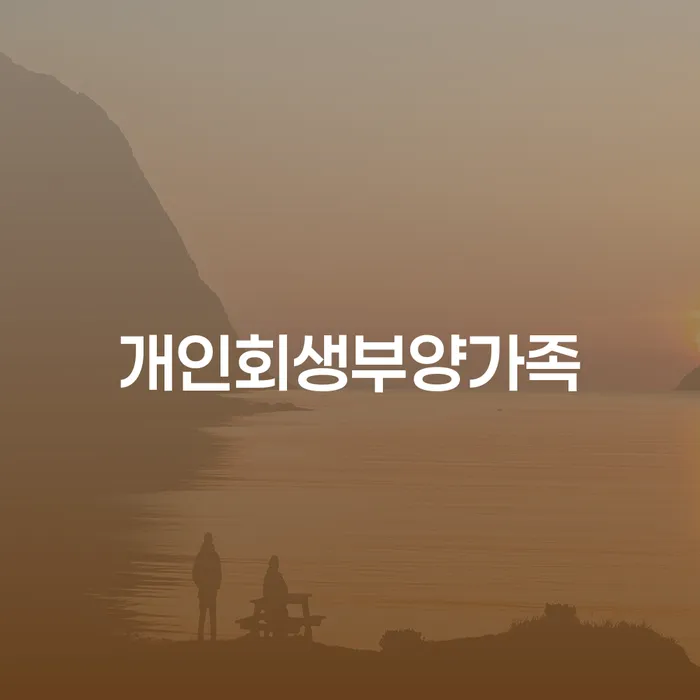 파산 채무조정제도을 이용하여 확인해요